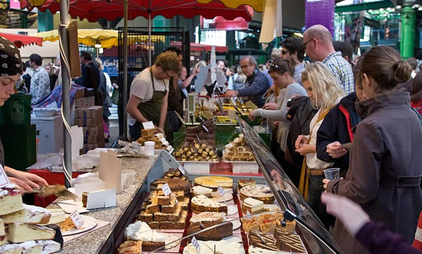 Borough Market cake stall