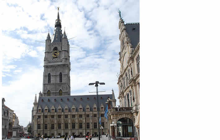 Het Belfort im Zentrum von Gent