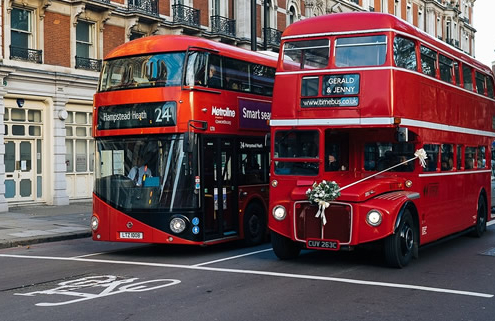 London mit dem Bus